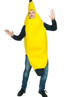 Nourriture Costume Banane Adultes Unisexe Drôle Fruits Costumes Déguisement Halloween