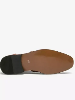 Oxfords chaussures pour hommes moderne bout rond sangle réglable en cuir PU bouts d'ailes Chaussures de Mariage Soirée