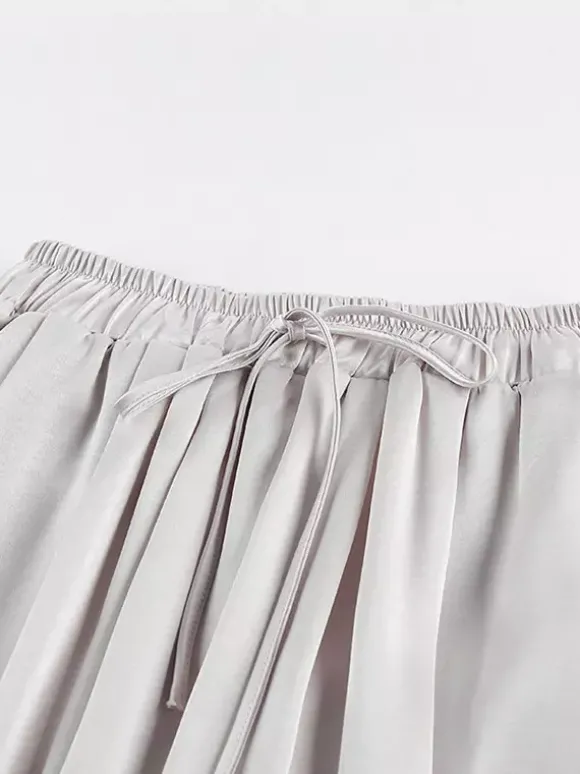 Pantalon abricot taille haute