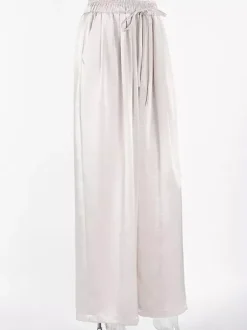 Pantalon abricot taille haute