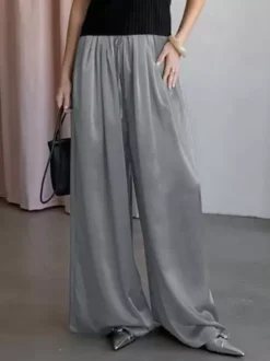Pantalon abricot taille haute