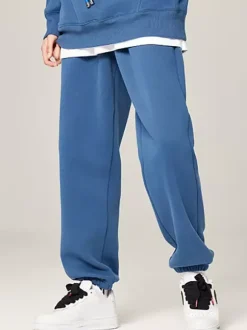 Pantalon de survêtement en polaire pour homme Pantalon décontracté évacuant l'humidité et respirant