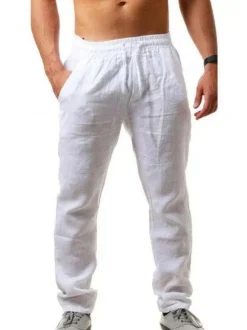 Pantalon Homme Chic Taille Naturelle Droite Kaki Pantalon Homme