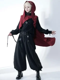 Pantalon Lolita Steampunk Harem Lolita Noir