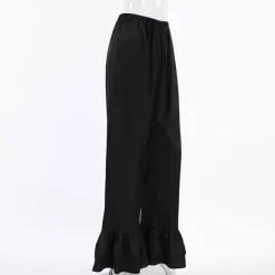 Pantalon noir taille haute