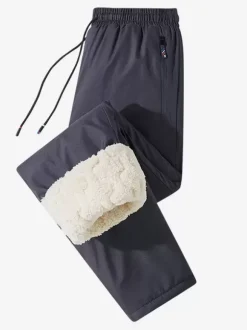 Pantalon Pour Homme Droit Taille Élastique Chic Décontracté