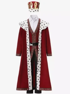 Pantalon rétro à pois bordeaux pour costumes de vacances en Arabie Saoudite