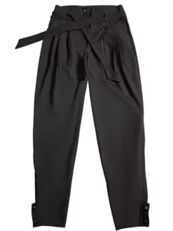 Pantalons de danse latine pour hommes Bas en polyester noir Vêtements de danse pour adultes