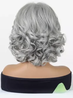 Perruque synthétique châtain clair courte pour femme