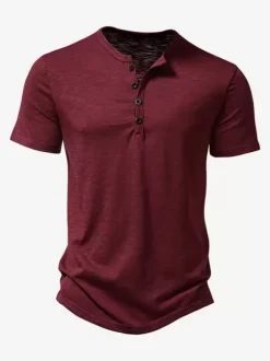 Polo En Coton Pour Hommes T-Shirt À Manches Courtes Décontracté