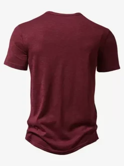 Polo En Coton Pour Hommes T-Shirt À Manches Courtes Décontracté