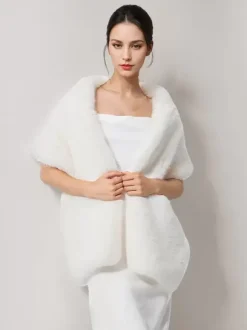 Poncho cape noir pour femme