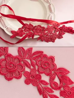 Pour Femme Dentelle Rouge Dentelle