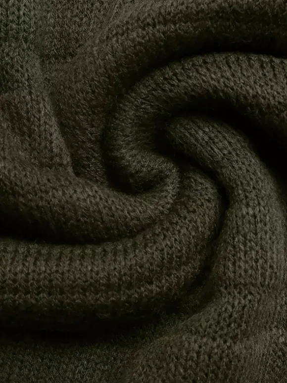 Pull en maille à manches longues et épaules dénudées coupe ample pour femme (collection 2026)