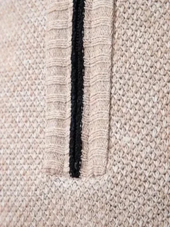 Pulls Homme Maille Col Montant Zipper Confortable Chaud Hiver
