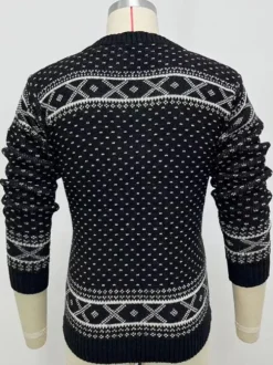 Pulls Homme Pull Homme Maille Col Bijou Printemps Noir Noir