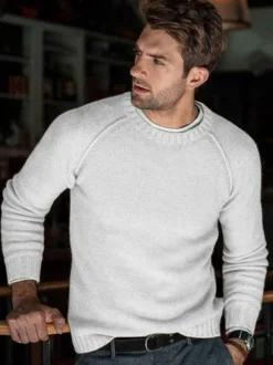 Pulls pour hommes Pulls pour hommes Bijou Col d'hiver Jaune Noir