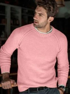 Pulls pour hommes Pulls pour hommes Bijou Col d'hiver Jaune Noir