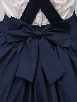 Pur coton bretelles jupe Lolita cou Déguisements Halloween