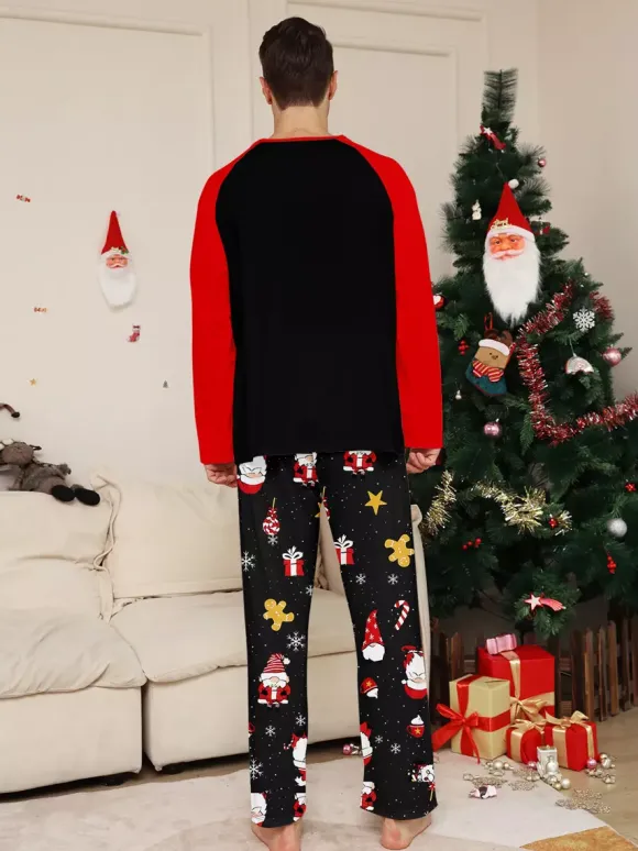 Pyjamas de Noël assortis pour toute la famille imprimé Père Noël vêtements de nuit pour femmes 2026