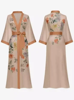 Pyjamas vêtements de nuit peignoirs noirs à lacets imprimés lingerie d'intérieur nuisettes nuisettes