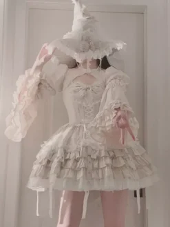 rentrée scolaireRobe Lolita gothique à volants en dentelle Tokisaki Kurumi