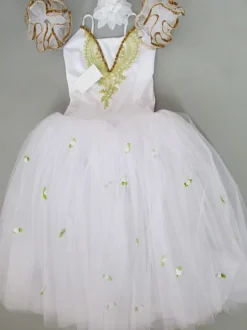 Robe Ballet Tutu Filles Ballerines brodées Costume de Danse Ballet Rose Déguisements Halloween
