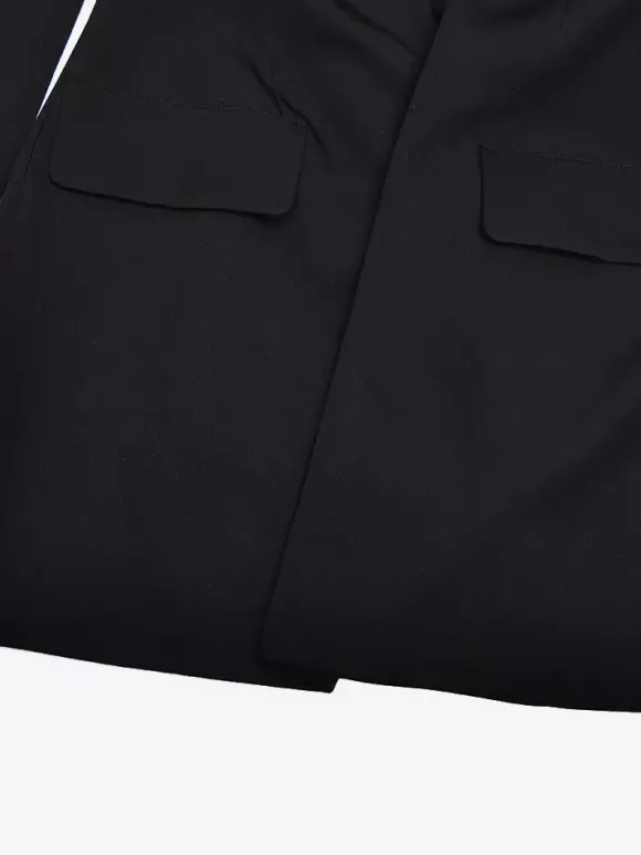 Robe blazer mini cintrée à boutons structurée et moderne collection 2026