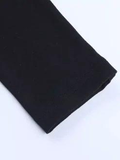 Robe courte en dentelle à col carré pour femme - Robe moulante noire à volants gothiques superposés et manches longues - Tenue de soirée printanière 2026