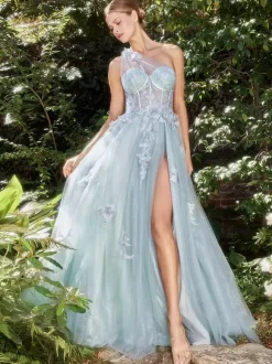 Robe de bal col en coeur a-ligne sans manches en dentelle robes d'invité de mariage