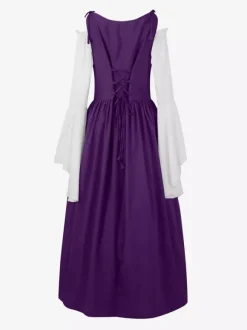 Robe de costume paysanne médiévale pour femme Renaissance