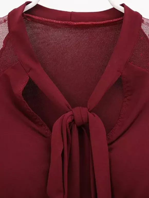 Robe de danse pour femmes manches longues décolleté en ruban costumes de danse de salon