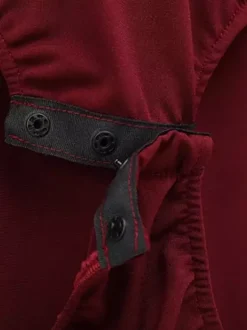 Robe de danse pour femmes manches longues décolleté en ruban costumes de danse de salon