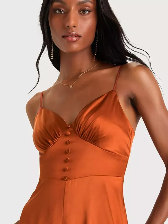 Robe de demoiselle d'honneur bretelles Spaghetti dos ouvert fente haute robes de bal de promo trapèze