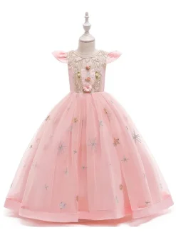 Robe de fête pour Noël Rouge de Noël sans manches en polyester