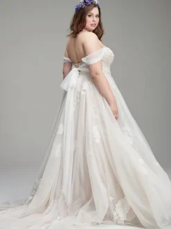 Robe de mariée simple dentelle chérie cou sans manches plissée A-ligne robes de mariée personnalisation gratuite