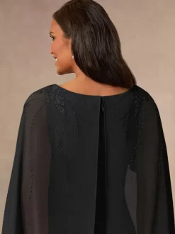 Robe de mère combinaison sans manches col en v longueur au sol robes d'invitées de mariage