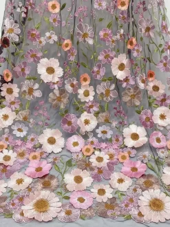 Robe de mère de la mariée col V manches courtes coupe trapèze à fleurs robe d'invitée pour mariage
