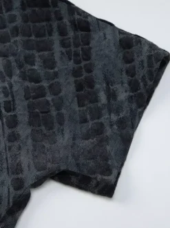 Robe de soirée bleue en polyester manches courtes dos nu robe d'été