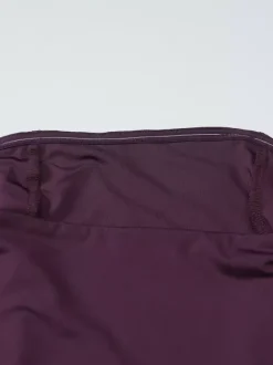 Robe de soirée maxi violette sans bretelles plissée sexy semi-formelle robe d'été