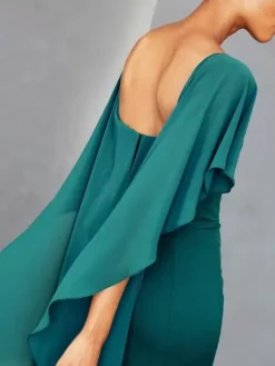 Robe de soirée pour mère de la mariée sans bretelles sans manches style sirène longueur au sol robes d'invitées de mariage