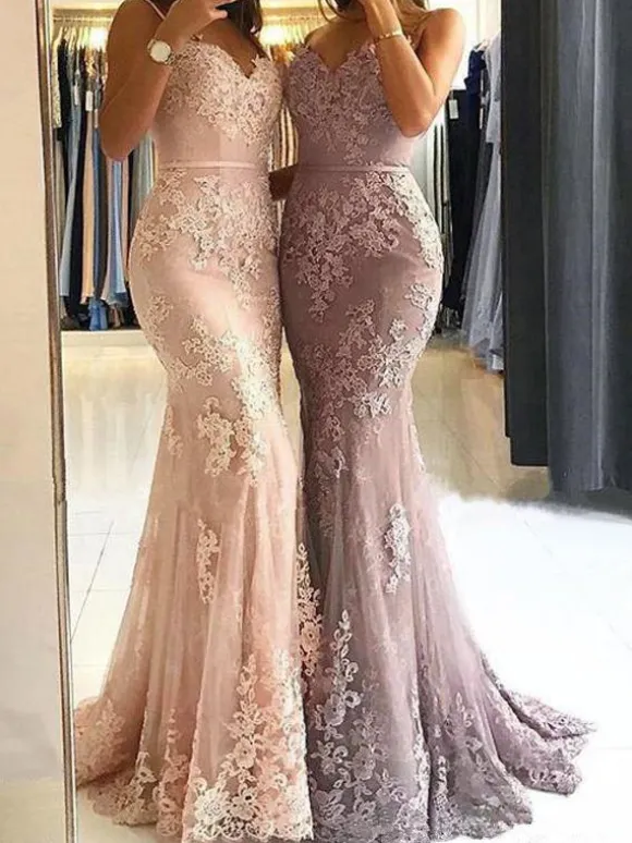 Robe de soirée sirène en satin col en coeur longueur au sol robe de cérémonie