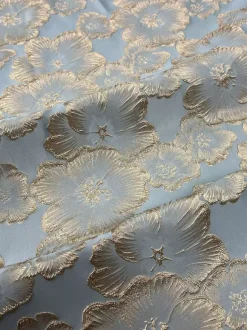 Robe de soirée trapèze bustier jacquard longueur cheville