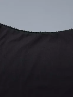 Robe de vacances maxi sans manches noire décontractée