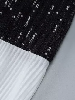 Robe de vacances maxi sans manches noire décontractée