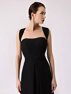 Robe demoiselle d'honneur 2026 combinaison femmes soirée bretelles dos-nu jambe large pantalon en mousseline de soie