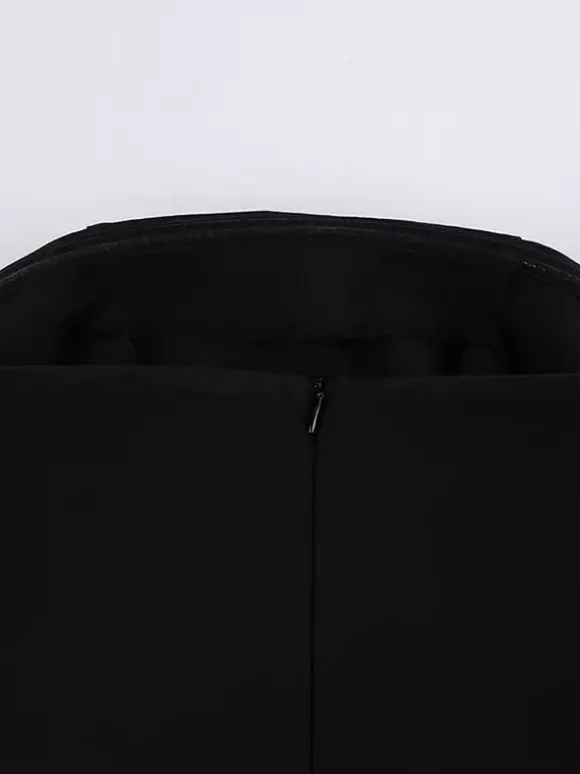 Robe d'été mini sans bretelles avec drapé plissé asymétrique pour femmes 2026