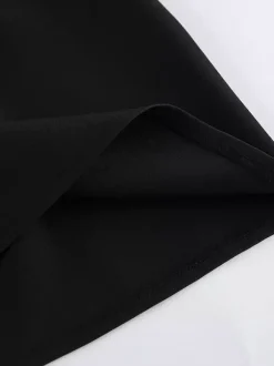 Robe d'été mini sans bretelles avec drapé plissé asymétrique pour femmes 2026