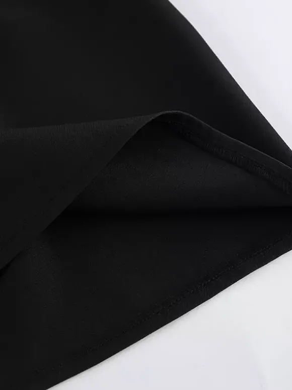 Robe d'été mini sans bretelles avec drapé plissé asymétrique pour femmes 2026