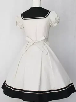 Robe lolita attirante en 100% coton bicolore Déguisements Halloween